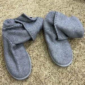 Ugg gray sweater boots size 8